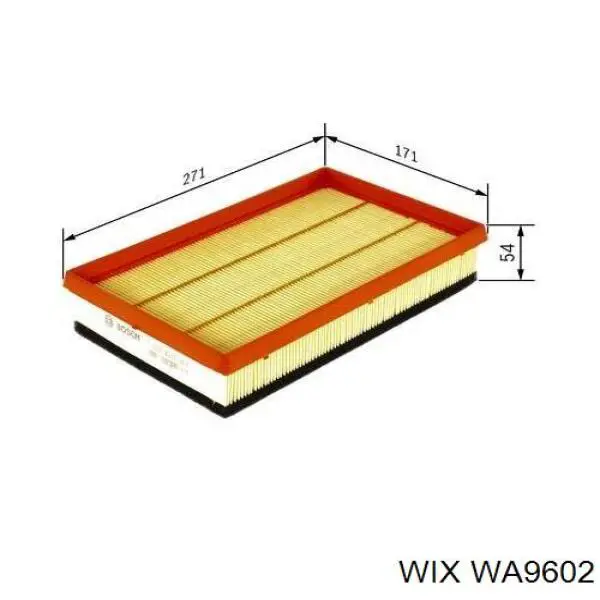 Повітряний фільтр WA9602 WIX