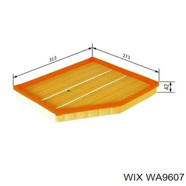 WA9607 WIX фільтр повітряний