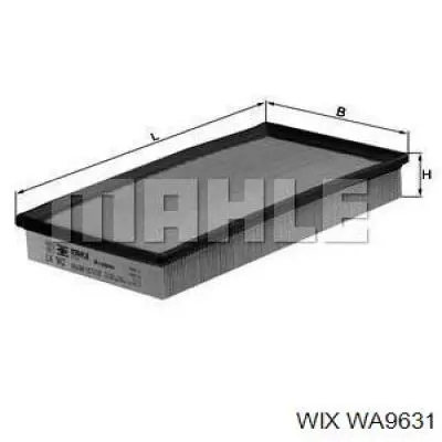 Елемент повітряного фільтра WIX WA9631 ціна, від 9.20 USD