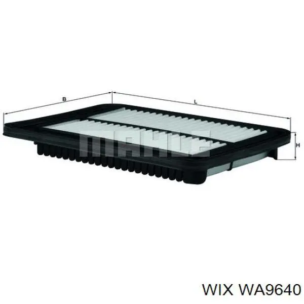 Купити WA9640 WIX Автомобільний фільтр повітря