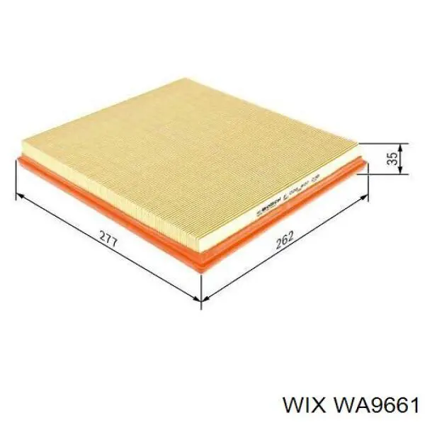 Купити WA9661 WIX Автомобільний фільтр повітря