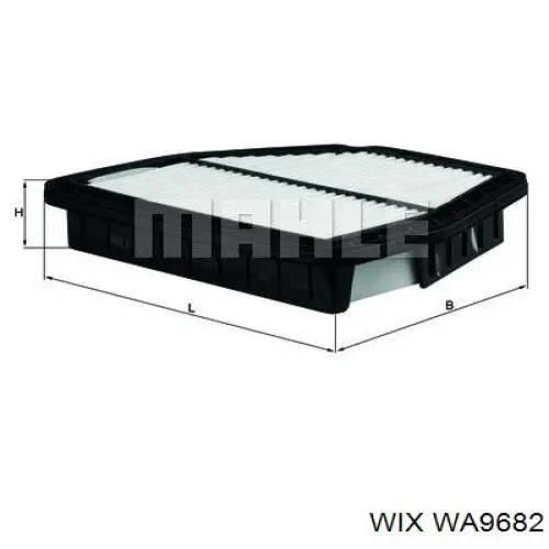 Купити WA9682 WIX Автомобільний фільтр повітря