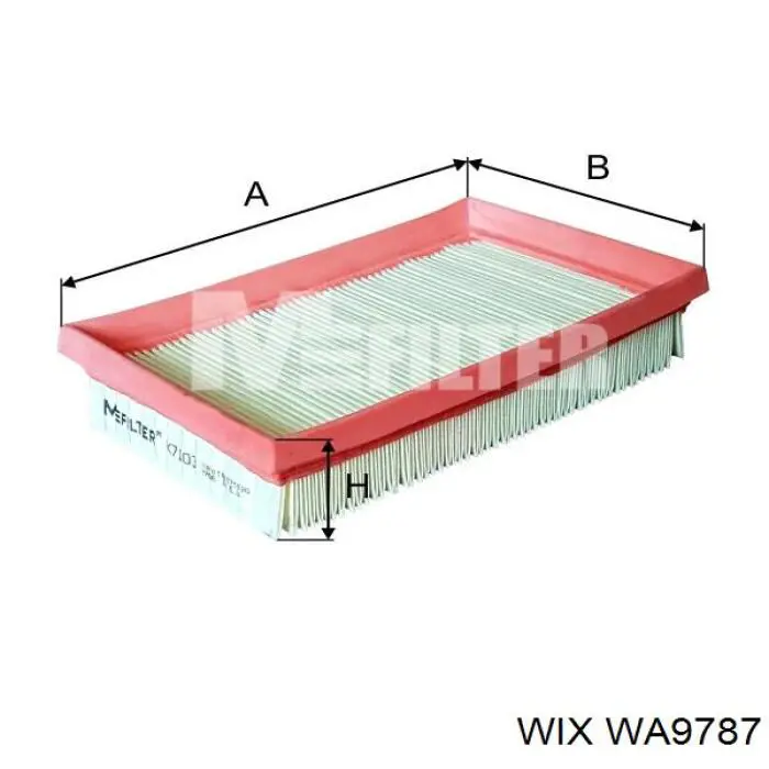 Купити WA9787 WIX Автомобільний фільтр повітря