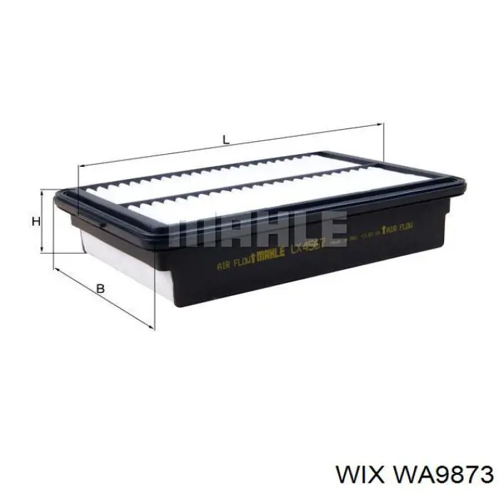 Купити WA9873 WIX Автомобільний фільтр повітря