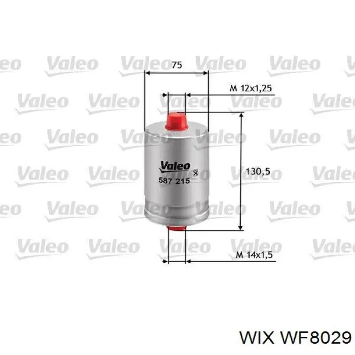 WF8029 WIX фільтр паливний