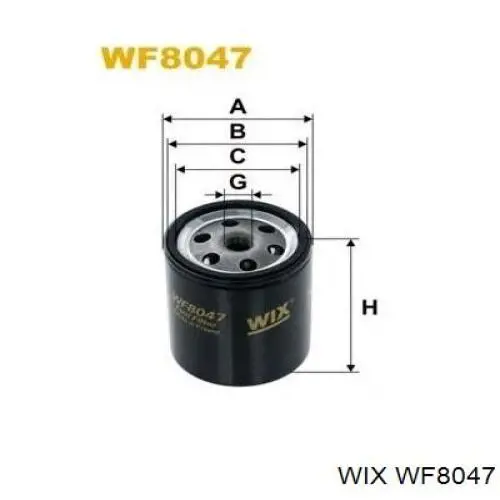 WF8047 WIX фільтр паливний