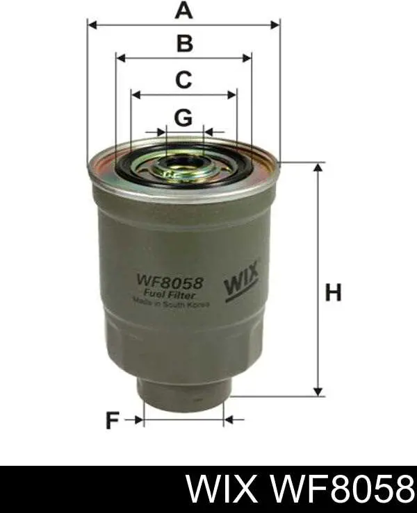 Купити WF8058 WIX Фільтр-відстійник палива грубої очистки
