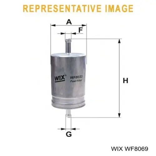 WF8069 WIX фільтр паливний