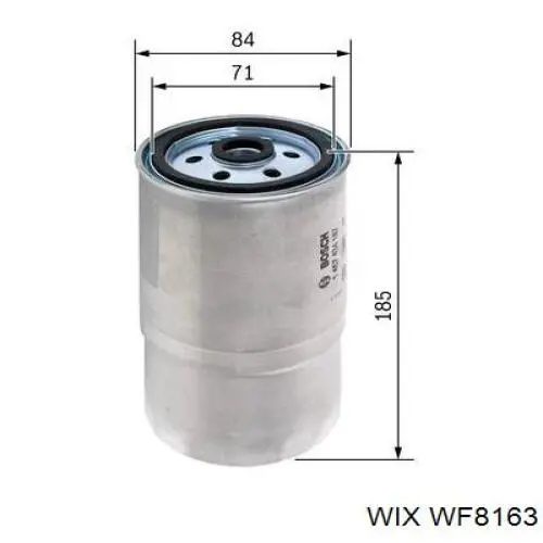 WF8163 WIX Фільтр палива