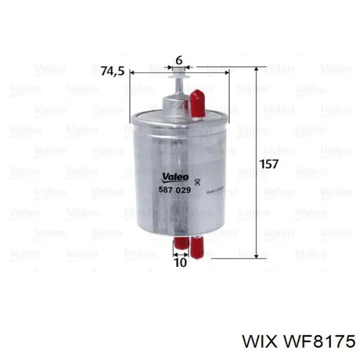 Паливний фільтр WF8175 WIX
