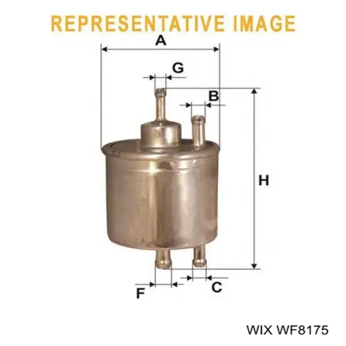 WF8175 WIX Фільтр палива