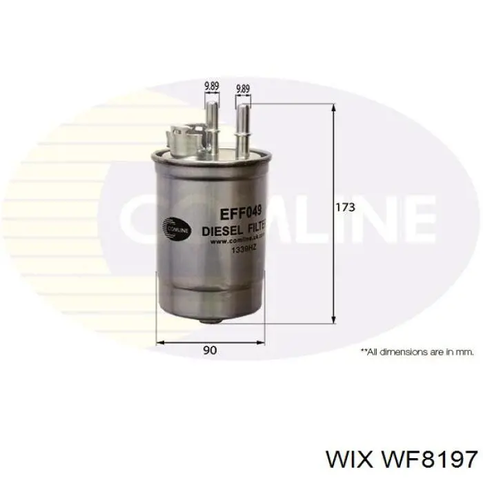 Купити WF8197 WIX Фільтр-відстійник палива грубої очистки