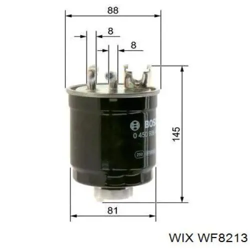 WF8213 WIX фільтр паливний