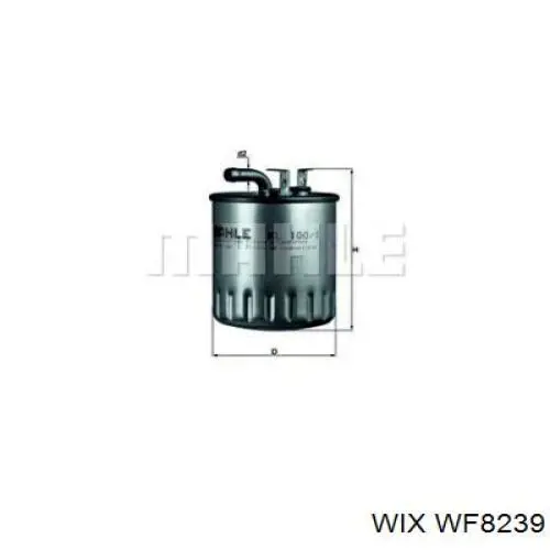 Паливний фільтр WF8239 WIX