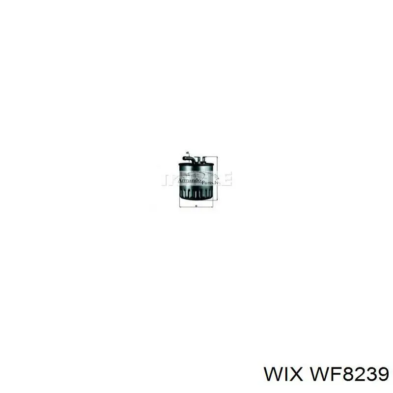 Купити WF8239 WIX Фільтр-відстійник палива грубої очистки