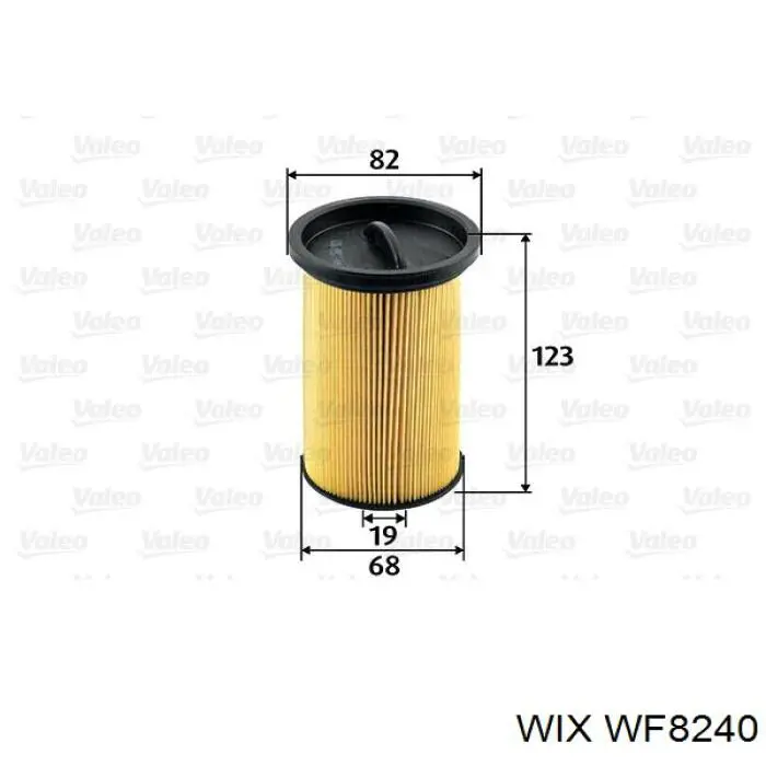 Паливний фільтр WF8240 WIX