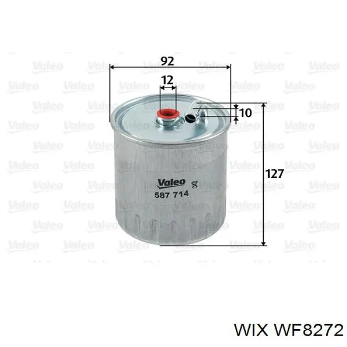 Паливний фільтр WF8272 WIX