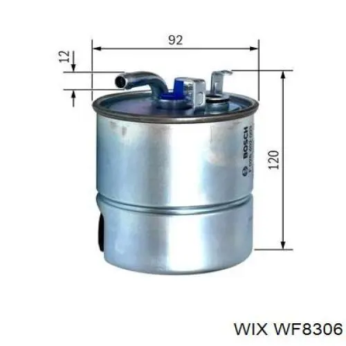 Паливний фільтр WF8306 WIX