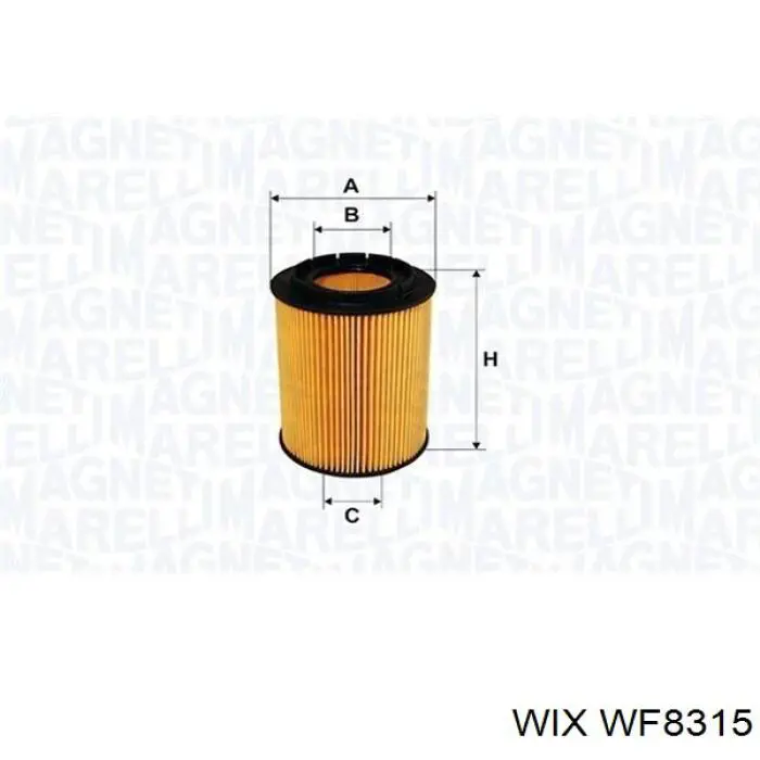 WF8315 WIX фільтр паливний