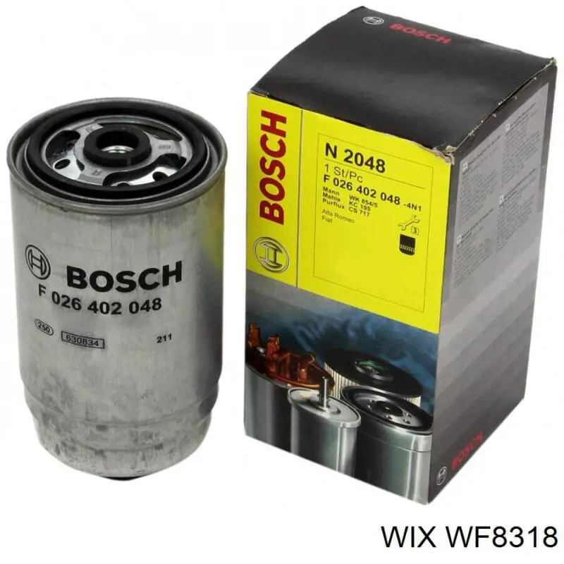 Купити WF8318 WIX Фільтр-відстійник палива грубої очистки