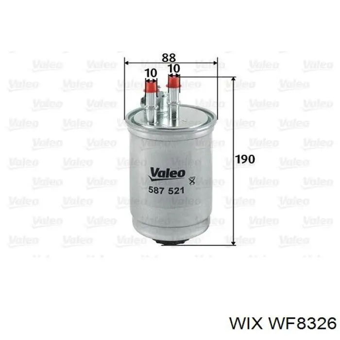 Купити WF8326 WIX Фільтр-відстійник палива грубої очистки
