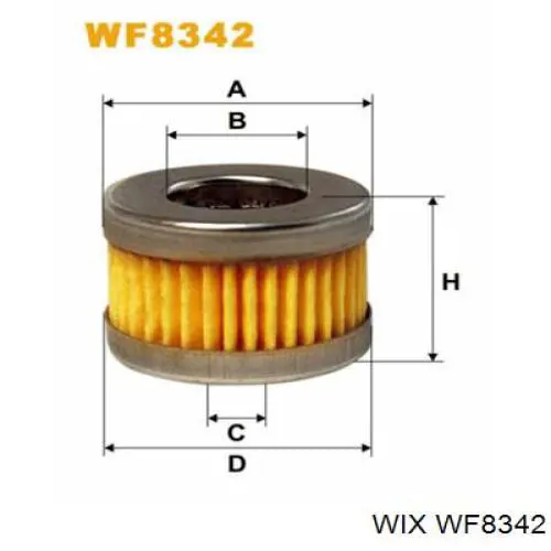 Купити WF8342 WIX Фільтр-відстійник палива грубої очистки