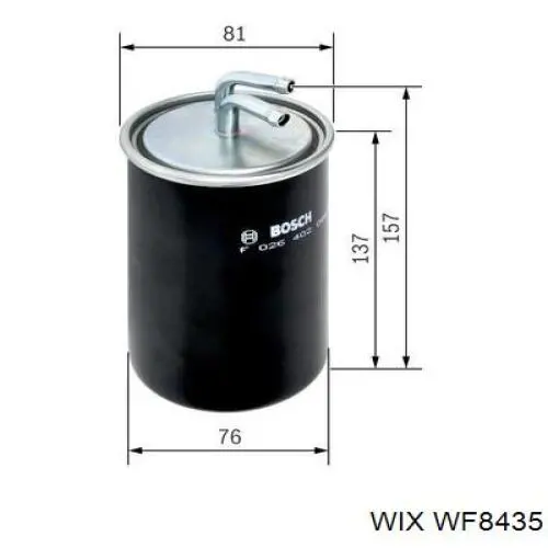Купити WF8435 WIX Фільтр-відстійник палива грубої очистки