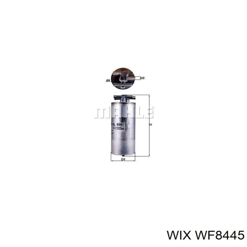 WF8445 WIX фільтр паливний