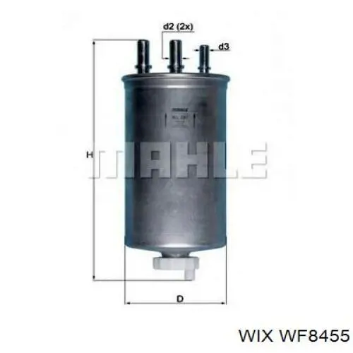 Купити WF8455 WIX Фільтр-відстійник палива грубої очистки