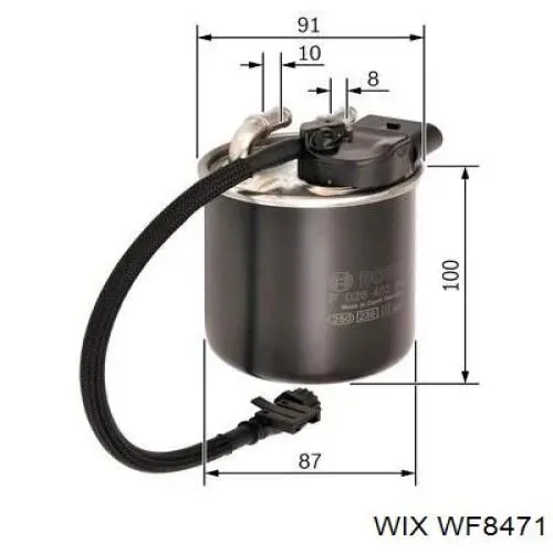 Паливний фільтр WF8471 WIX
