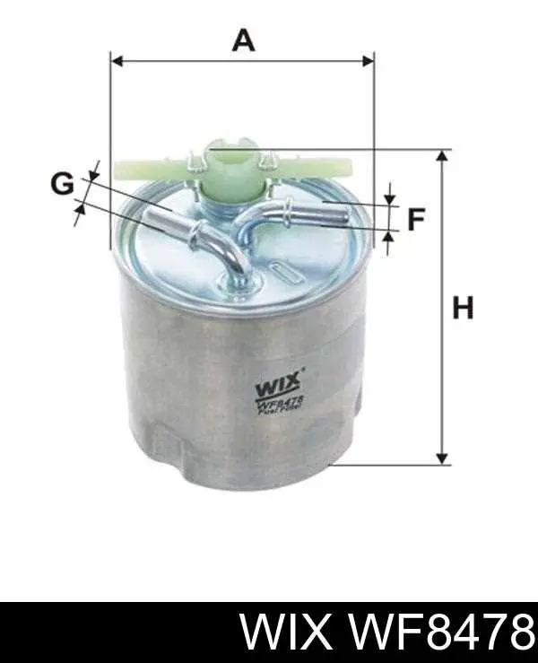 Фільтр паливний WF8478 WIX