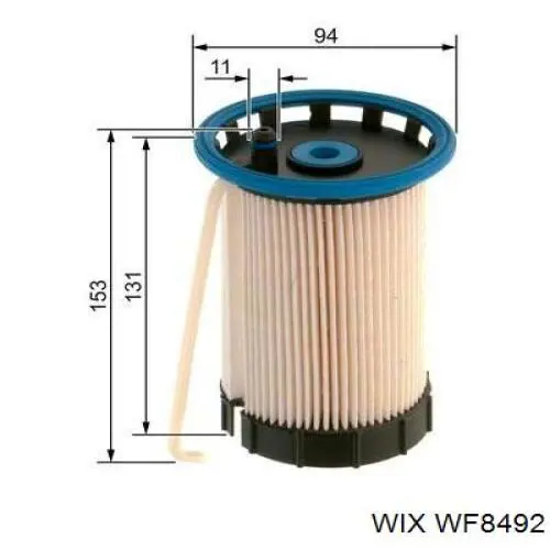 Купити WF8492 WIX Фільтр-відстійник палива грубої очистки