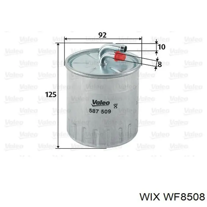 Купити WF8508 WIX Фільтр-відстійник палива грубої очистки