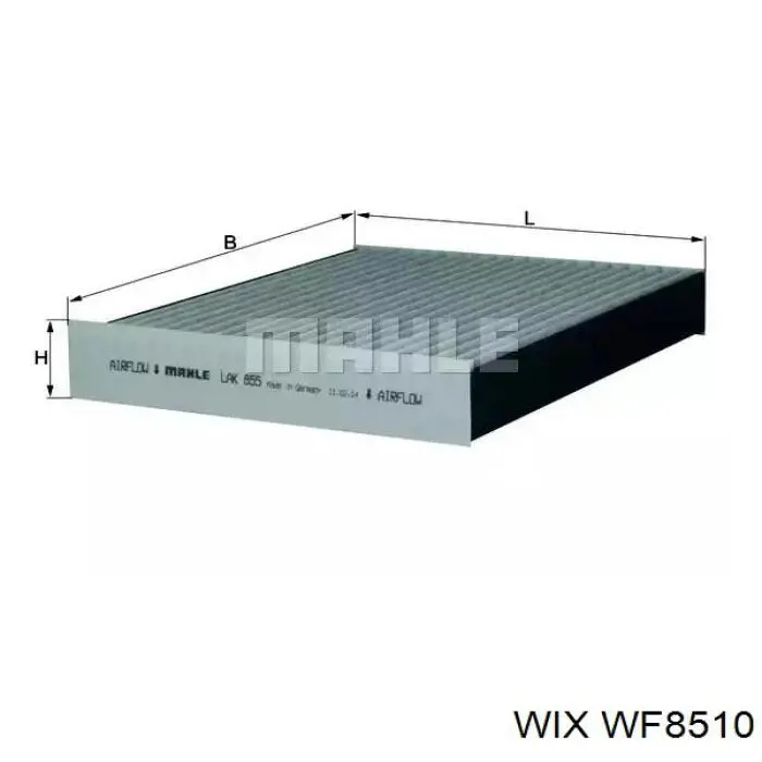 Фільтр паливний WF8510 WIX