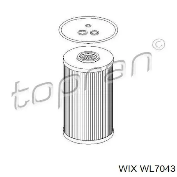 Масляний фільтр WL7043 WIX