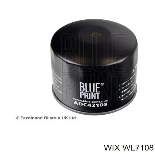 Масляний фільтр двигуна WIX WL7108 ціна, від 5.58 USD