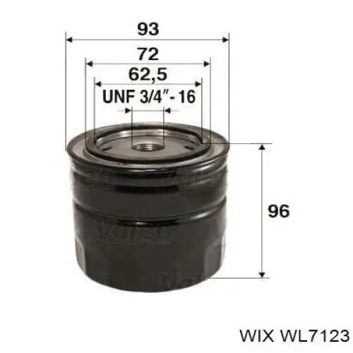 WL7123 WIX фільтр масляний
