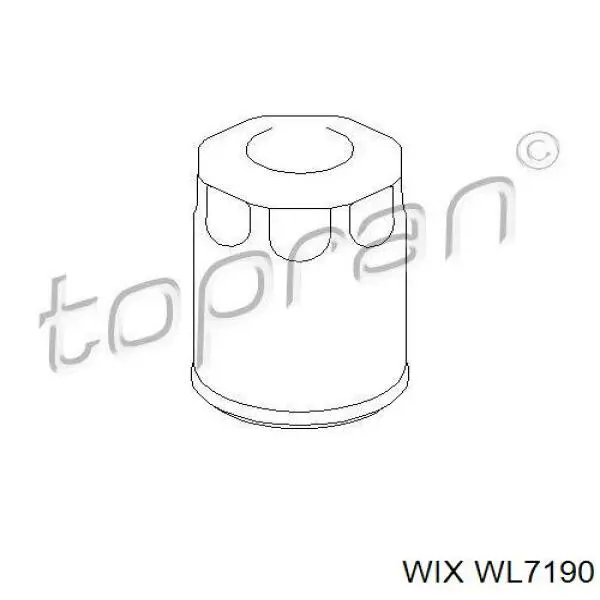Купити WL7190 WIX Фільтр очищення масла відцентровий