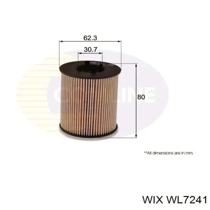 WL7241 WIX фільтр масляний