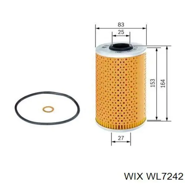 Купити WL7242 WIX Фільтр очищення масла відцентровий