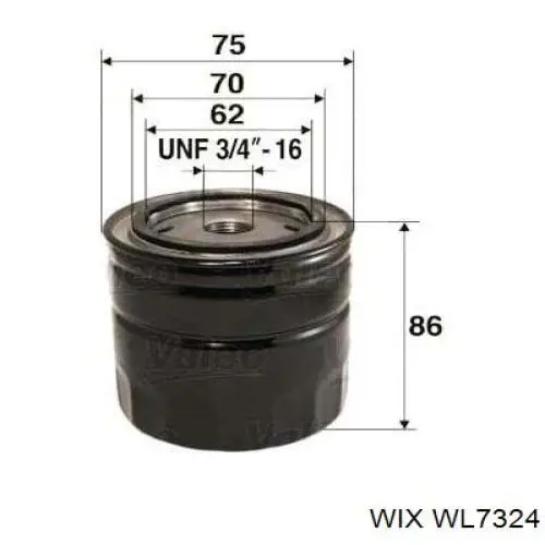 Купити WL7324 WIX Фільтр очищення масла відцентровий