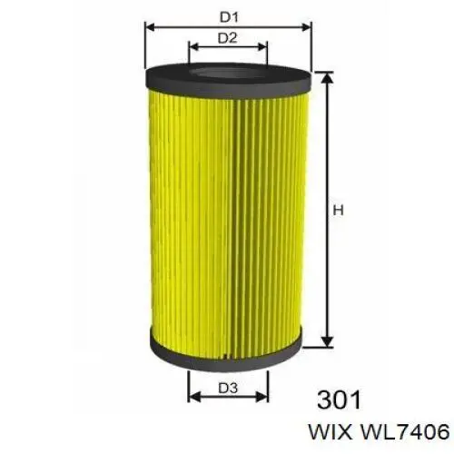 Купити WL7406 WIX Фільтр очищення масла відцентровий