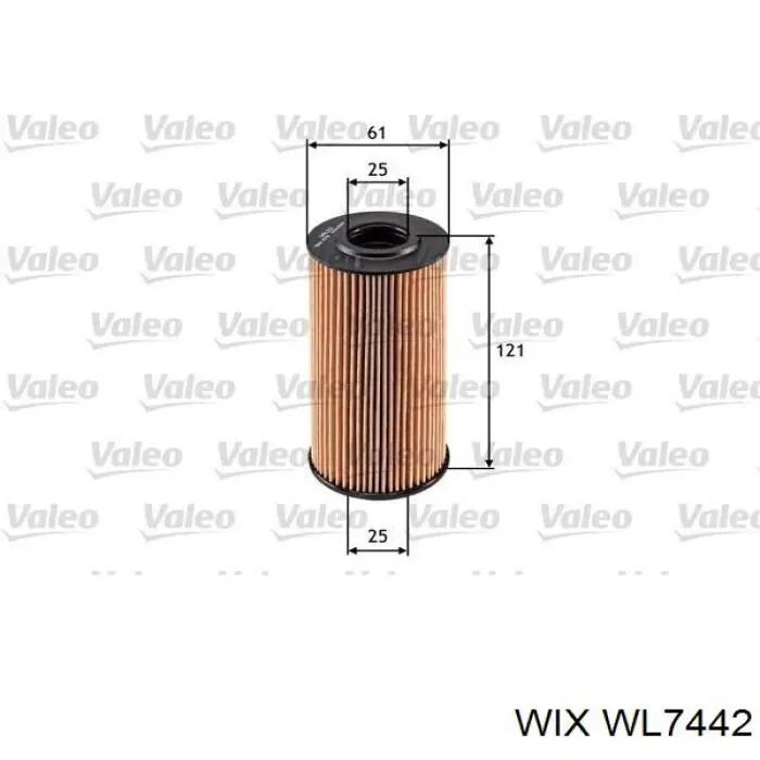 WL7442 WIX фільтр масляний