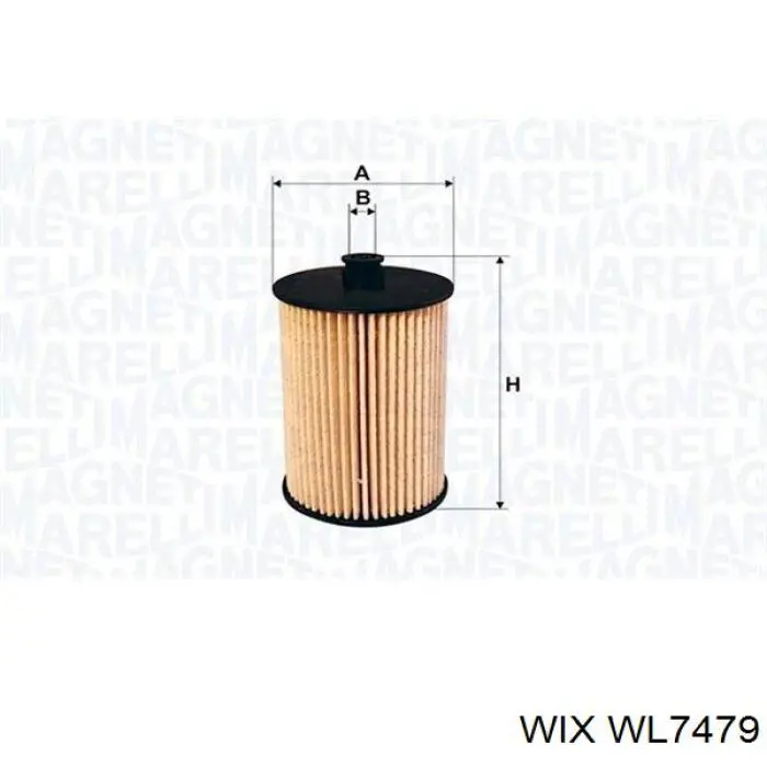 WL7479 WIX фільтр масляний