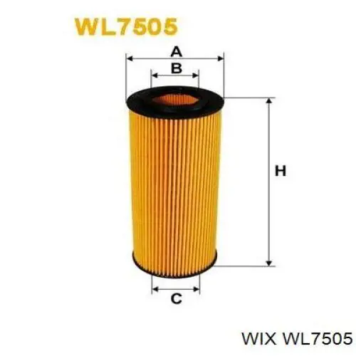 Купити WL7505 WIX Фільтр очищення масла відцентровий