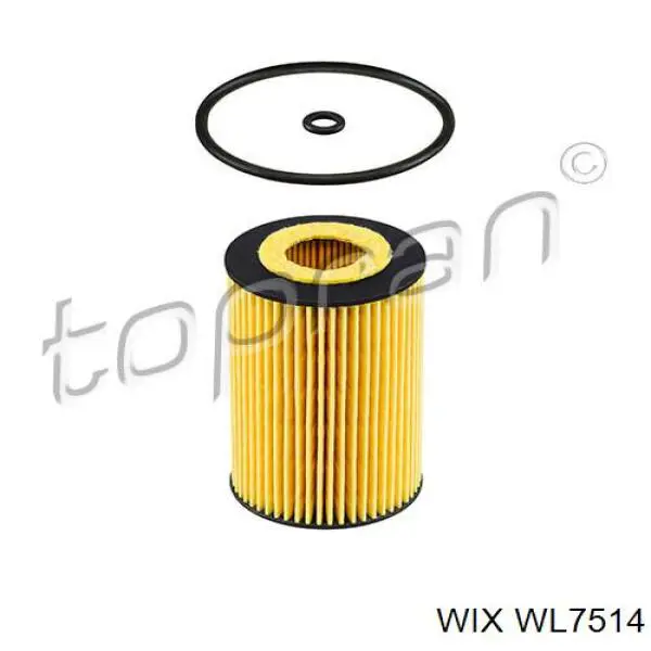 Масляний фільтр двигуна WIX WL7514 ціна, від 6.34 USD