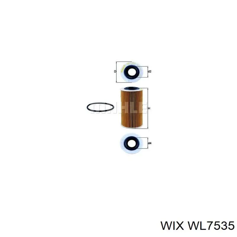 Купити WL7535 WIX Фільтр очищення масла відцентровий