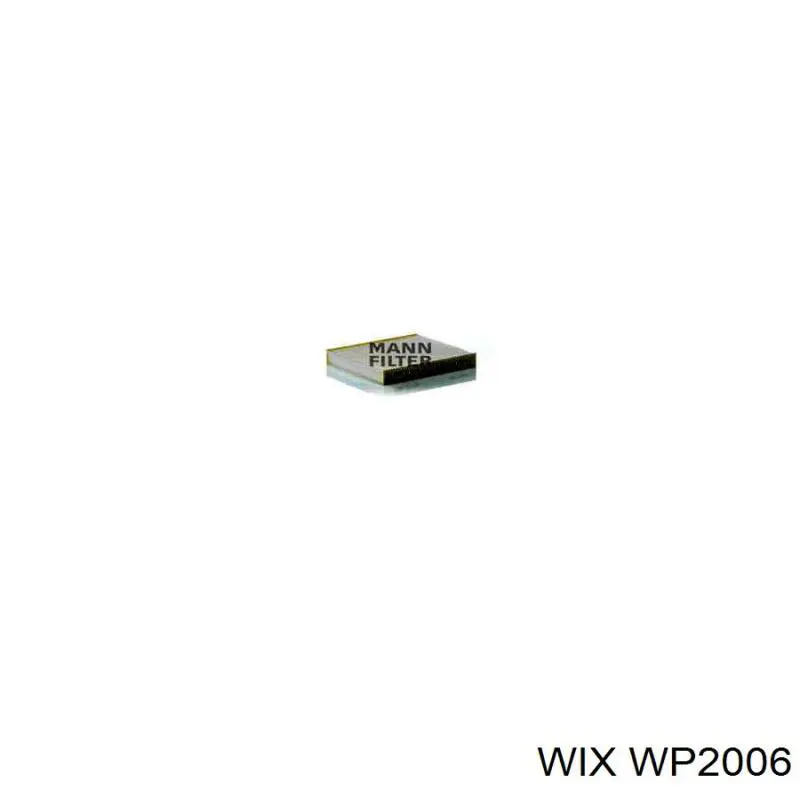 Купити WP2006 WIX Фільтр салону вугільний