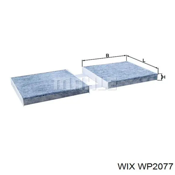 Купити WP2077 WIX Фільтр салону вугільний