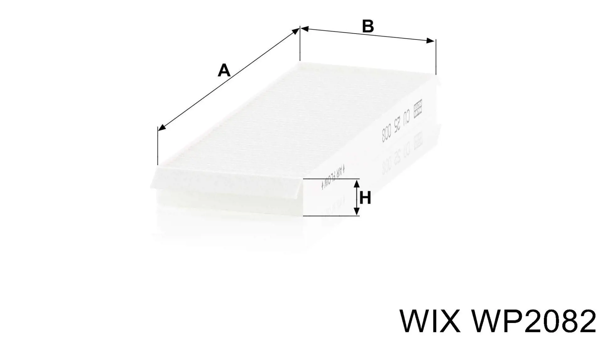 Повітряний фільтр салону WIX WP2082
